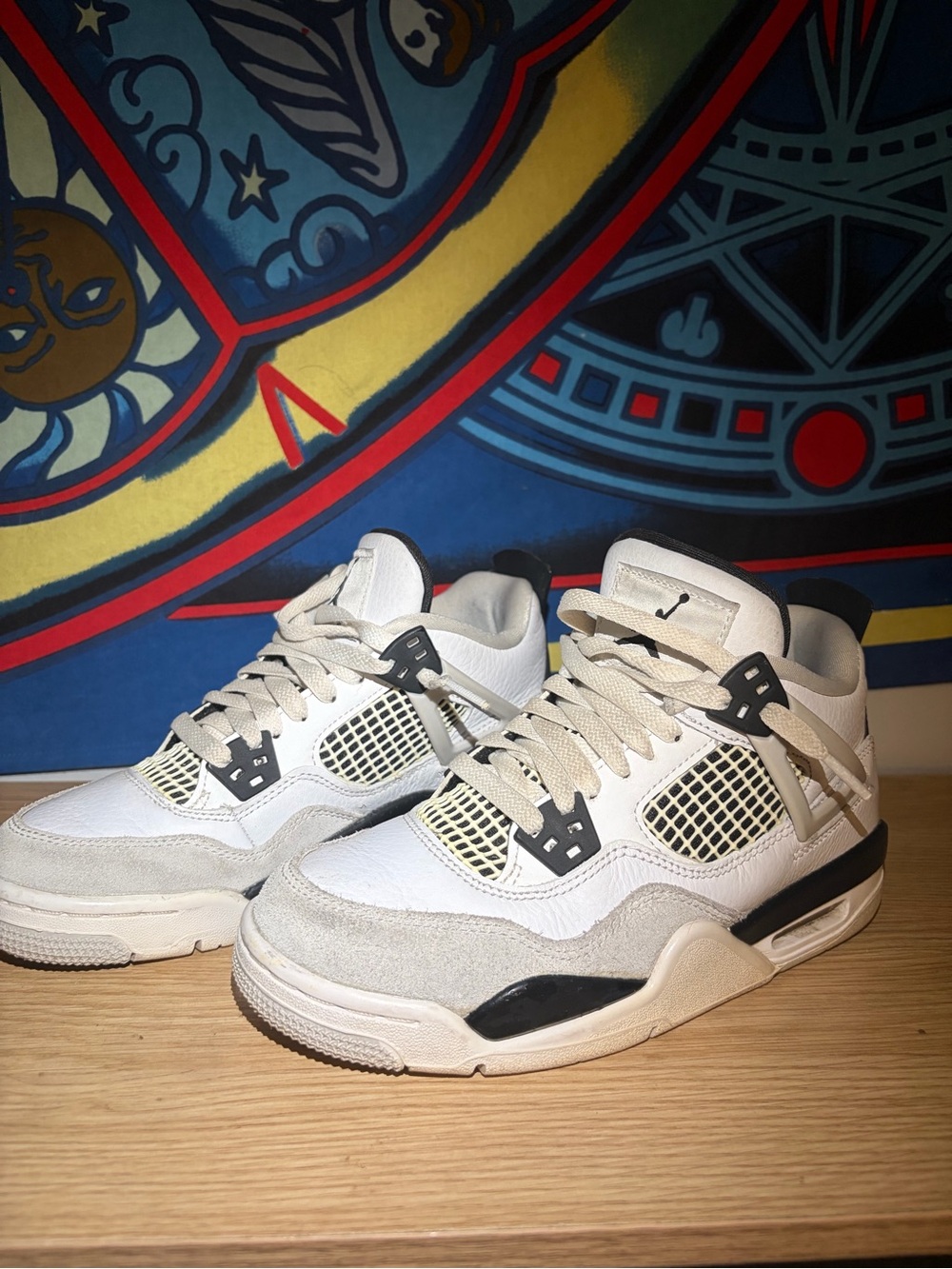 Jordan White and Black Retro Kids' Sneakers